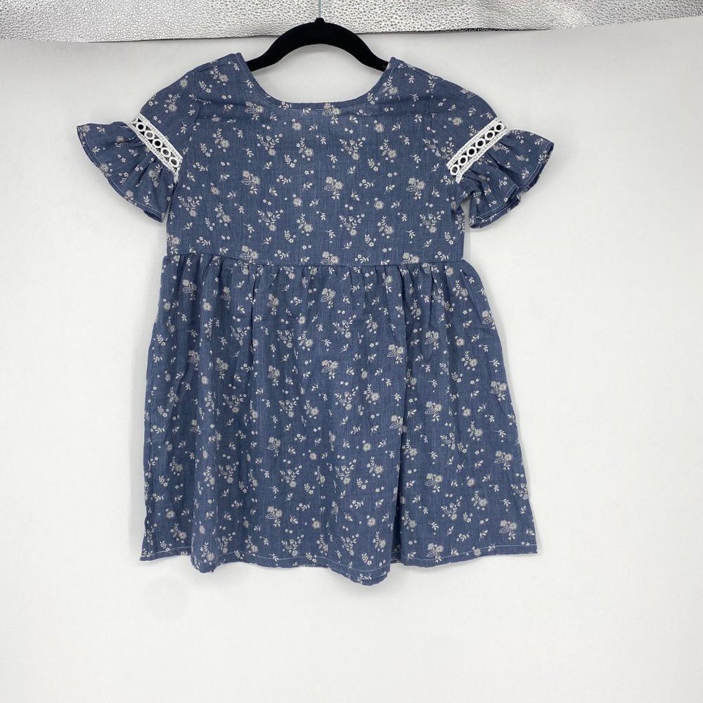 Handmade | Size 6/7 Girls Blue Dress